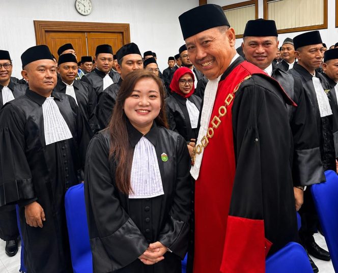 
 Advokat Muda Rurih Ucapkan Selamat atas Pelantikan Jesicca Firly di Pengadilan Tinggi Bandung