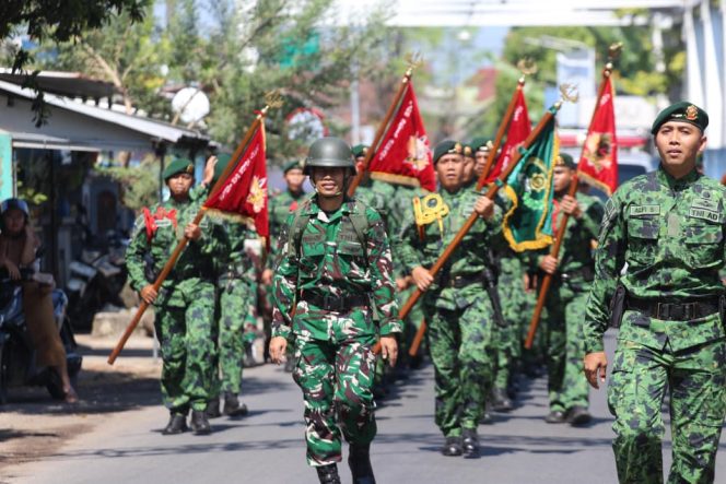 
 Yonif 515 UTY/9/2 Kostrad Gelar Tradisi Penyambutan Macan Kumbang 47