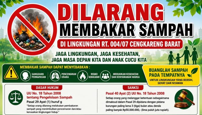 
 Warga Keluhkan Pembakaran Sampah Rumah Tangga yang Diduga Ganggu Kesehatan Anak