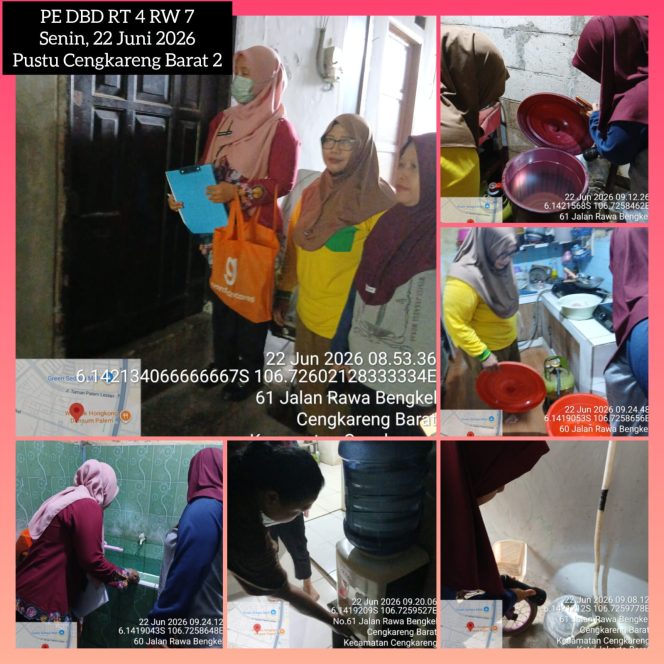 
 Penyelidikan Epidemiologi DBD di Cengkareng Barat Berstatus Negatif, Warga Diimbau Tingkatkan PSN Mandiri